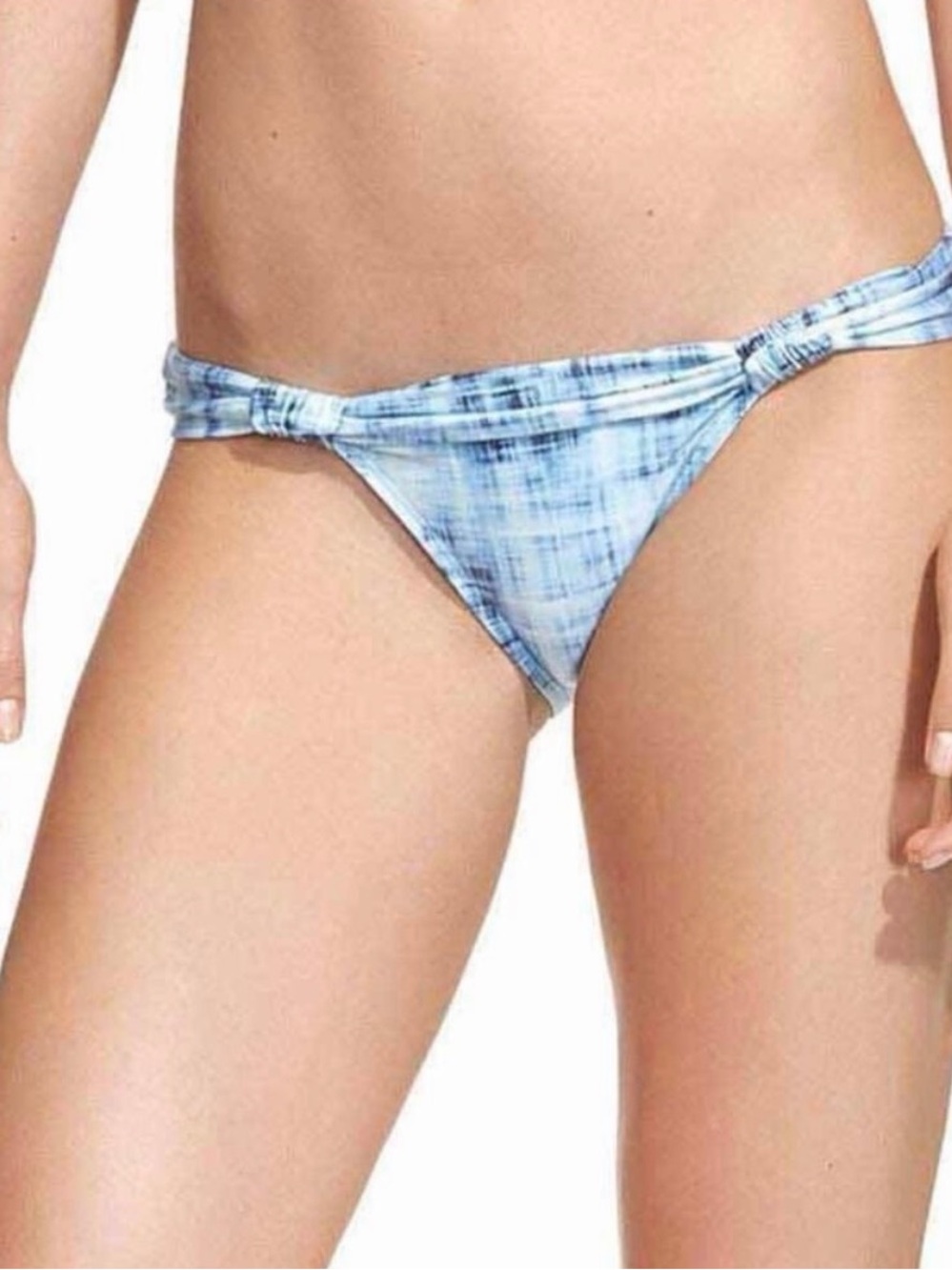 NWT VIX Swimwear BIA Tube Bikini Bottoms Rustic Blue Beach Vacay Summer Size XS